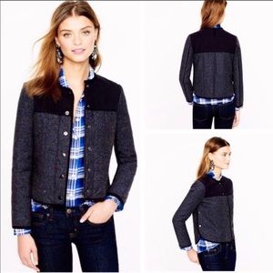 J. Crew quilted bomber
